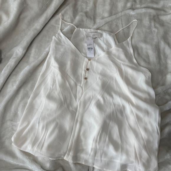 NWT LOFT CAMI W/ Gold Details - Picture 2 of 2